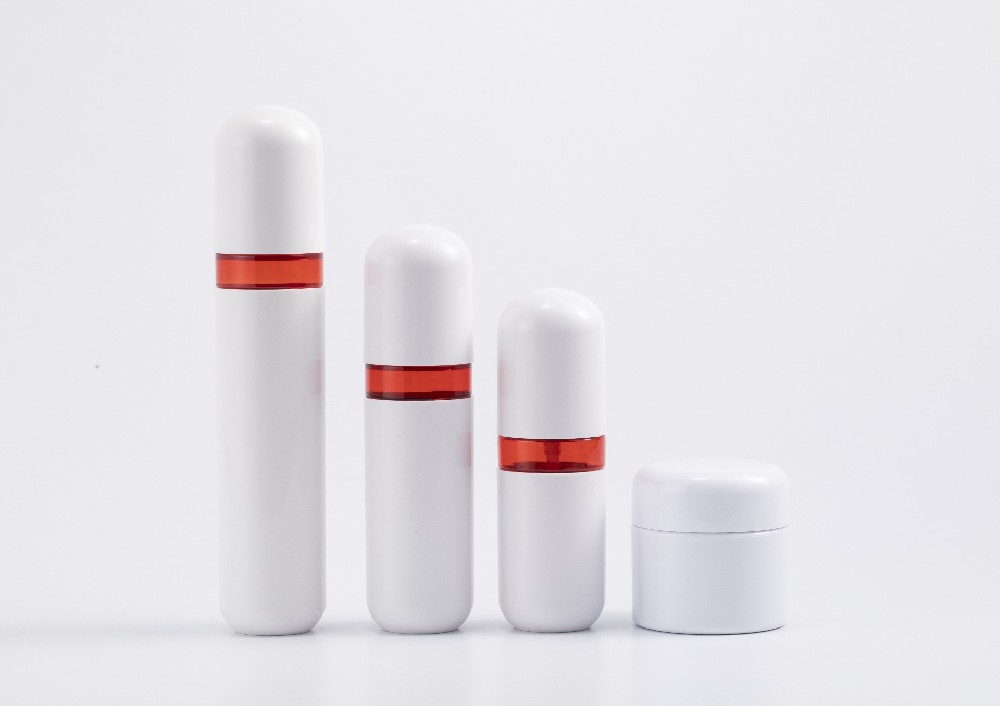 现货30ml50ml100ml双层胶囊喷雾瓶乳液瓶 精华液化妆品分装瓶